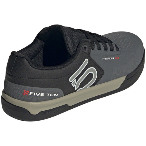 Freerider Pro Flat Shoes - Men's, Gray Six/Silver Pebble/Core Black