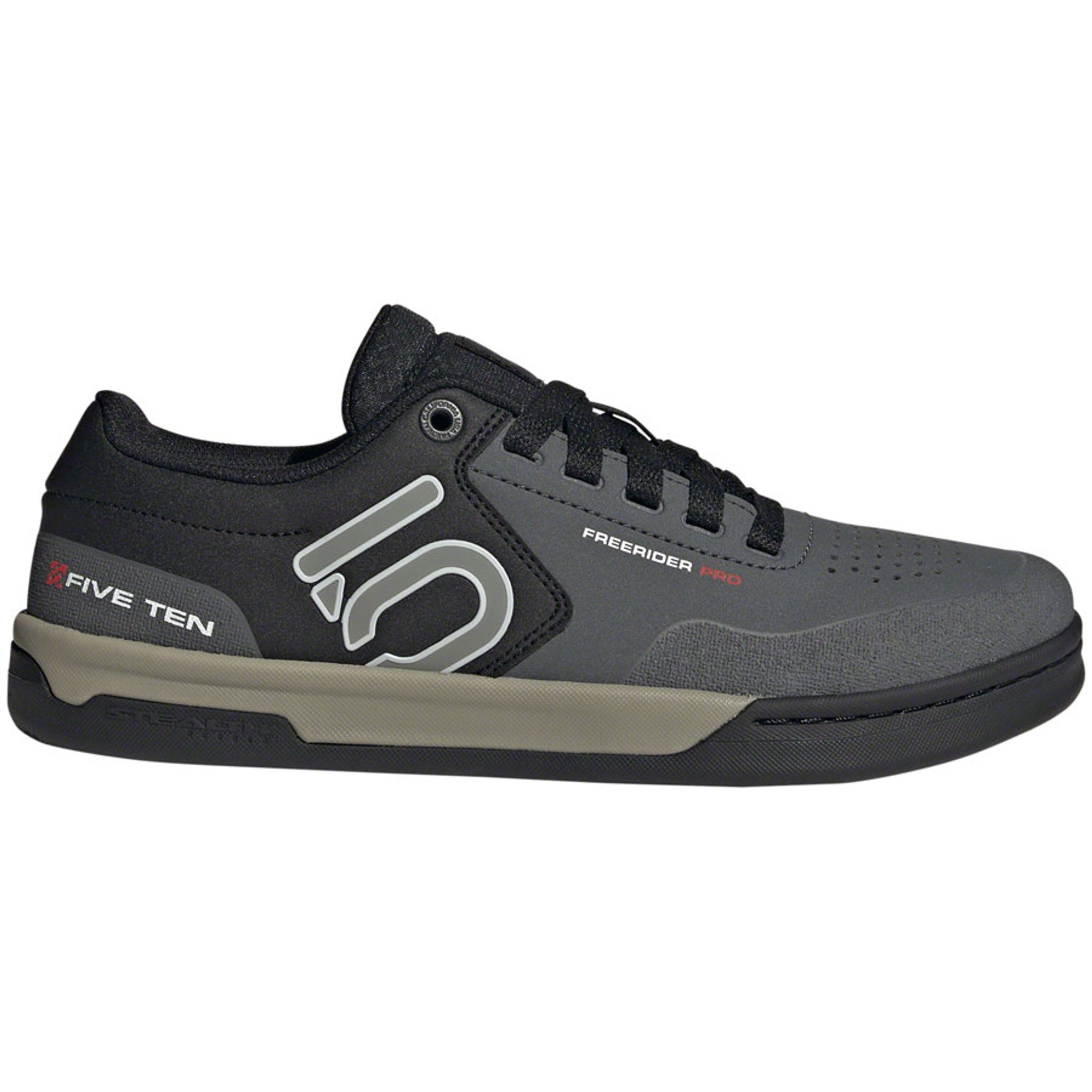 Freerider Pro Flat Shoes - Men's, Gray Six/Silver Pebble/Core Black
