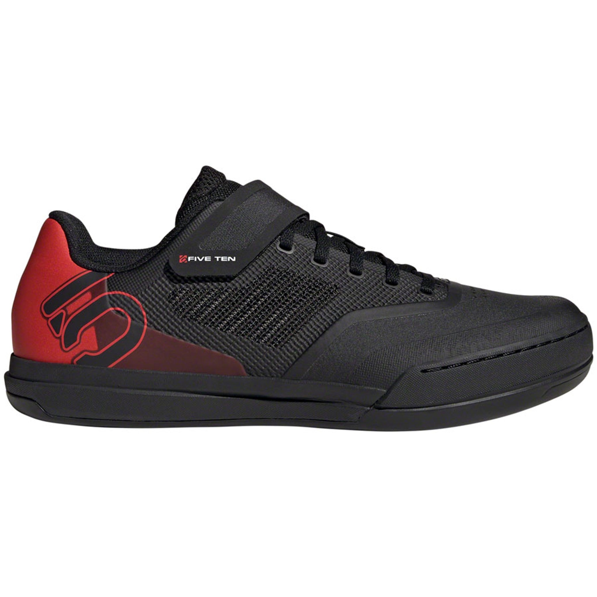 Hellcat Pro Mountain Clipless Shoes - Men's, Core Black/Core Black/Red