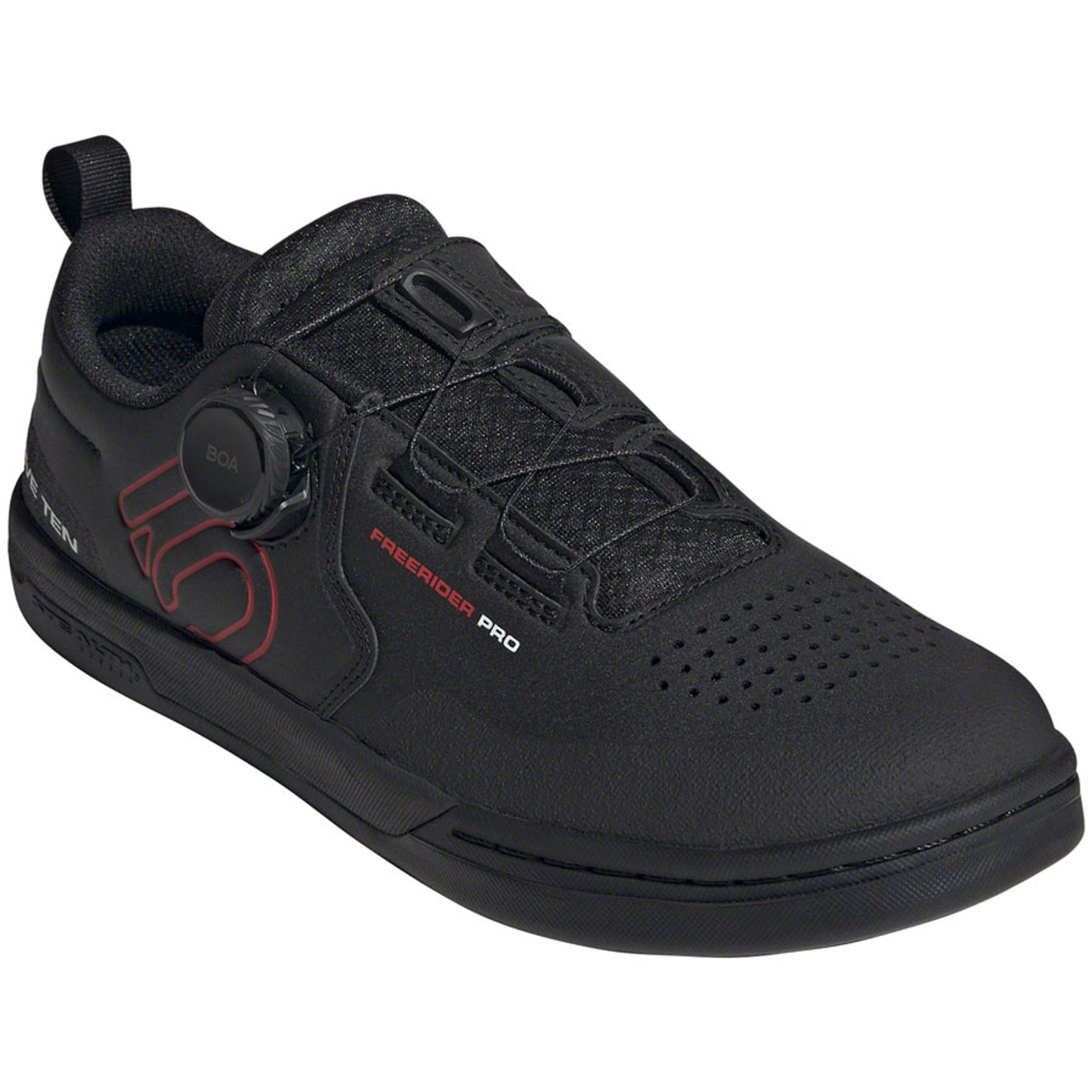 Freerider Pro BOA Flat Shoes - Men's, Core Black/Red/FTWR White