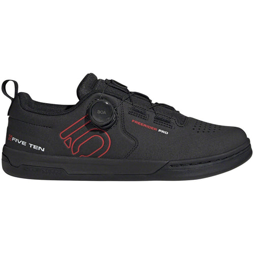 Freerider Pro BOA Flat Shoes - Men's, Core Black/Red/FTWR White