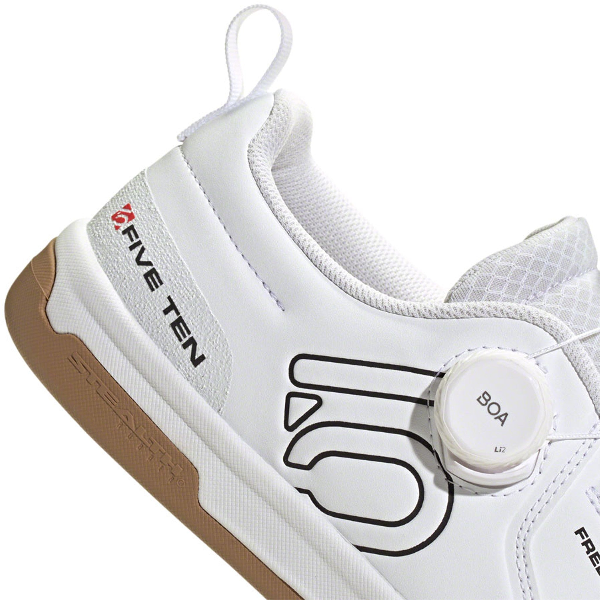 Freerider Pro BOA Flat Shoes - Men's, FTWR White/Core Black/Red