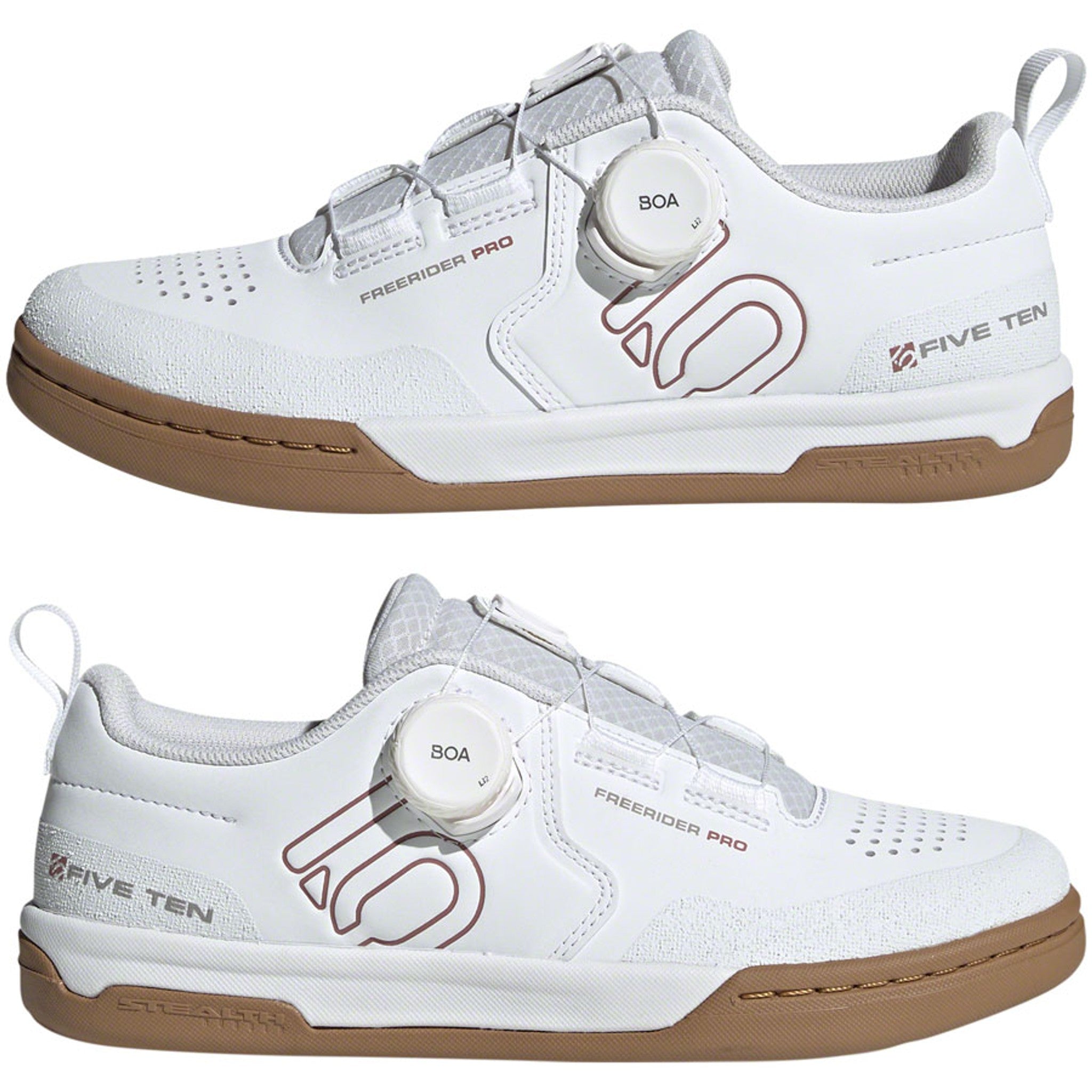 Freerider Pro BOA Flat Shoes - Women's,  FTWR White/Warm Clay/Gray Three