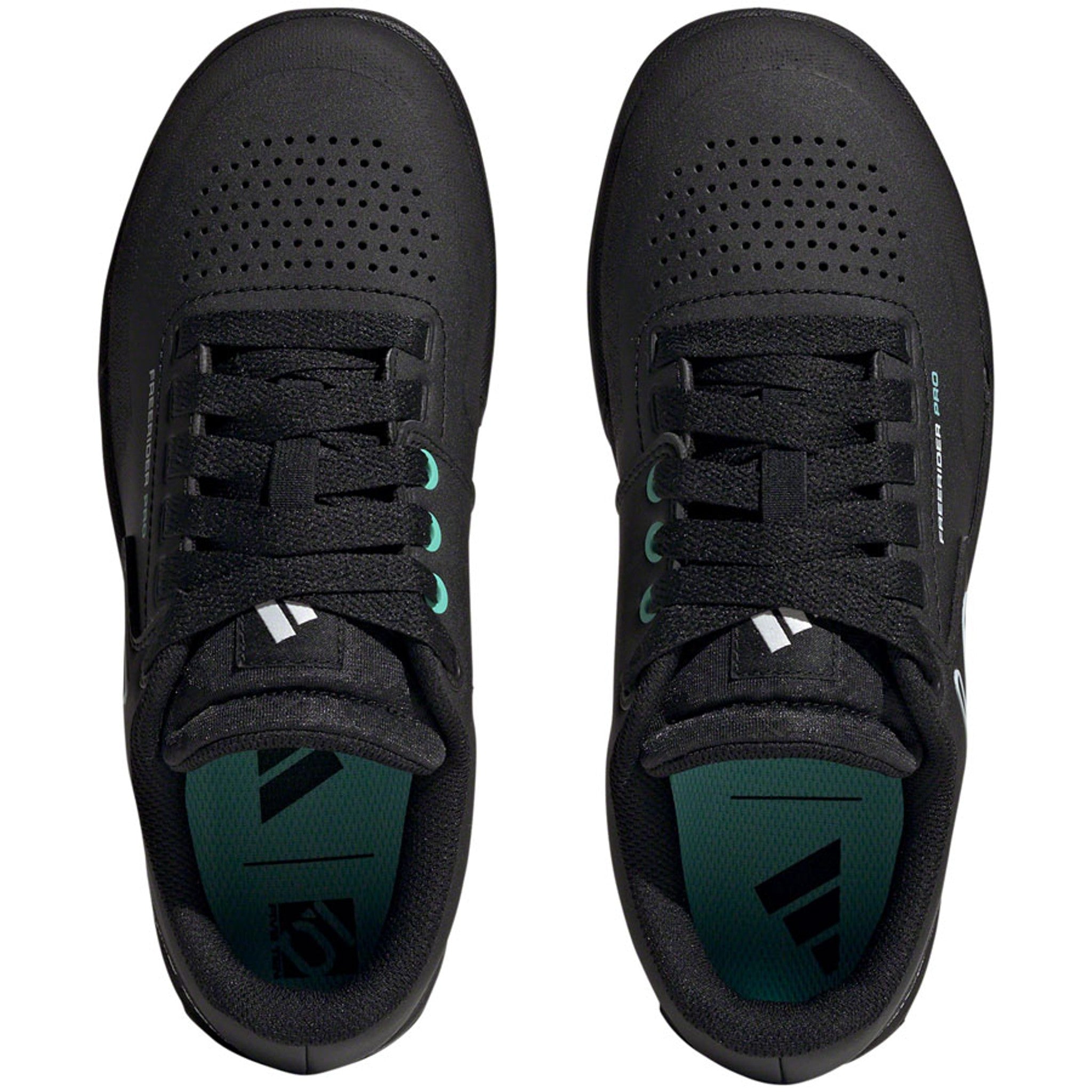 Freerider Pro Flat Shoes  -  Women's, Core Black / Crystal White / Acid Mint