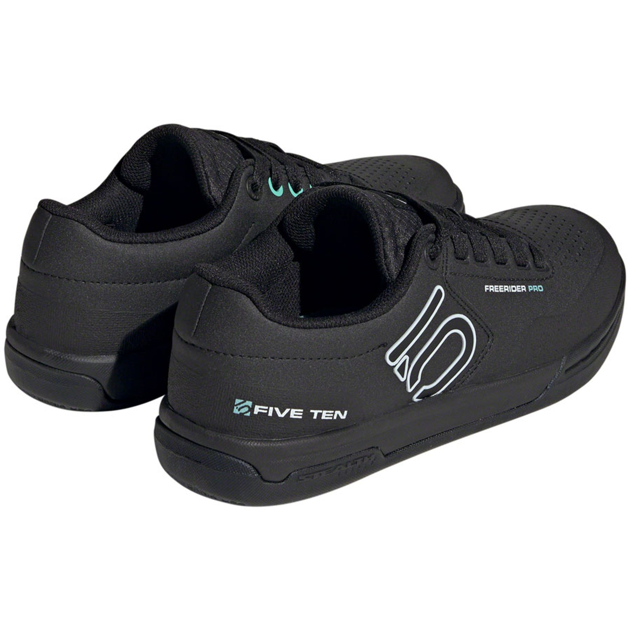 Freerider Pro Flat Shoes  -  Women's, Core Black / Crystal White / Acid Mint