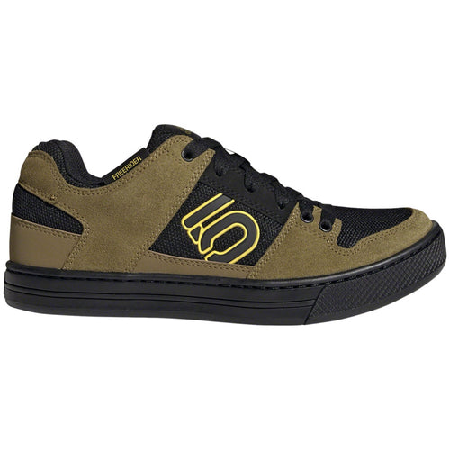 Freerider Flat Shoes - Men's, Hazy Yellow / Wild Moss / Core Black