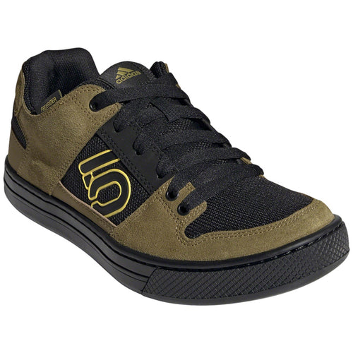 Freerider Flat Shoes - Men's, Hazy Yellow / Wild Moss / Core Black