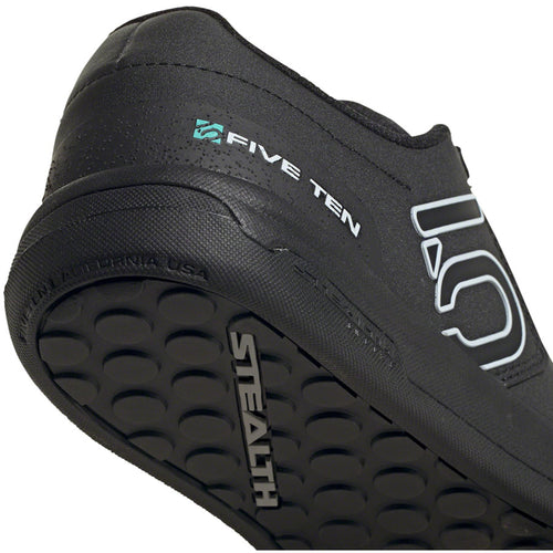 Freerider Pro Flat Shoes  -  Women's, Core Black / Crystal White / Acid Mint