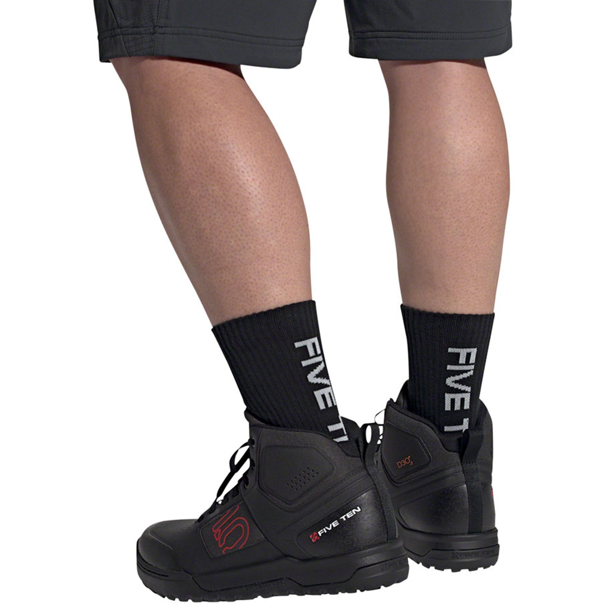 Impact Pro Mid Flat Shoes - Men's, Core Black/Red/Core Black