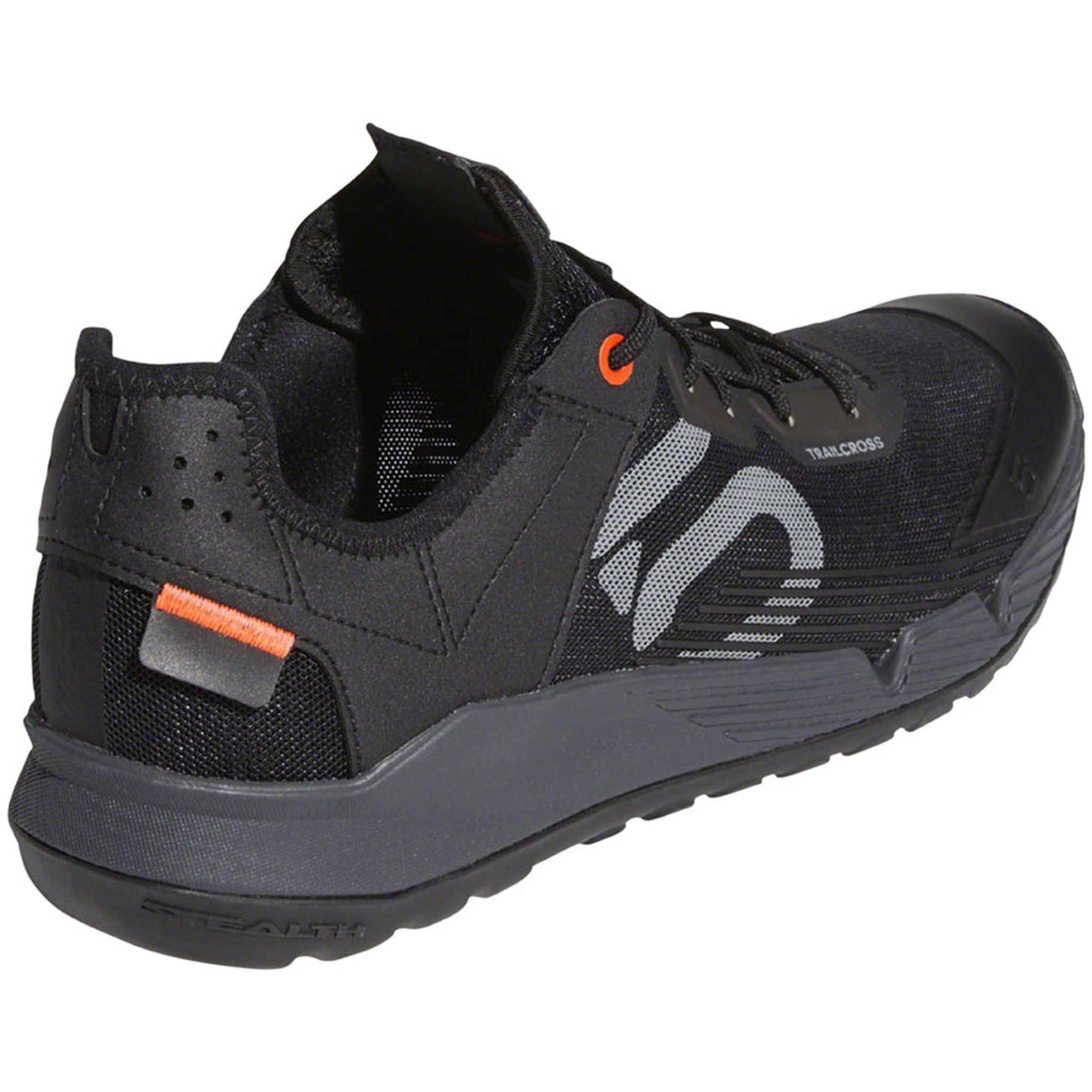 Trailcross LT Flat Shoes - Men's, Black/Gray Two/Solar Red