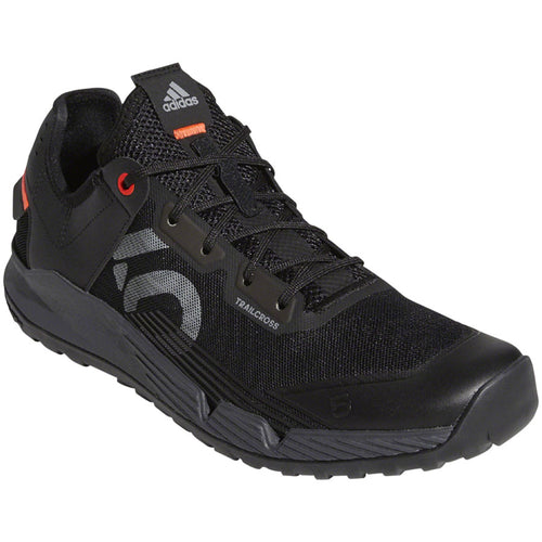 Trailcross LT Flat Shoes - Men's, Black/Gray Two/Solar Red