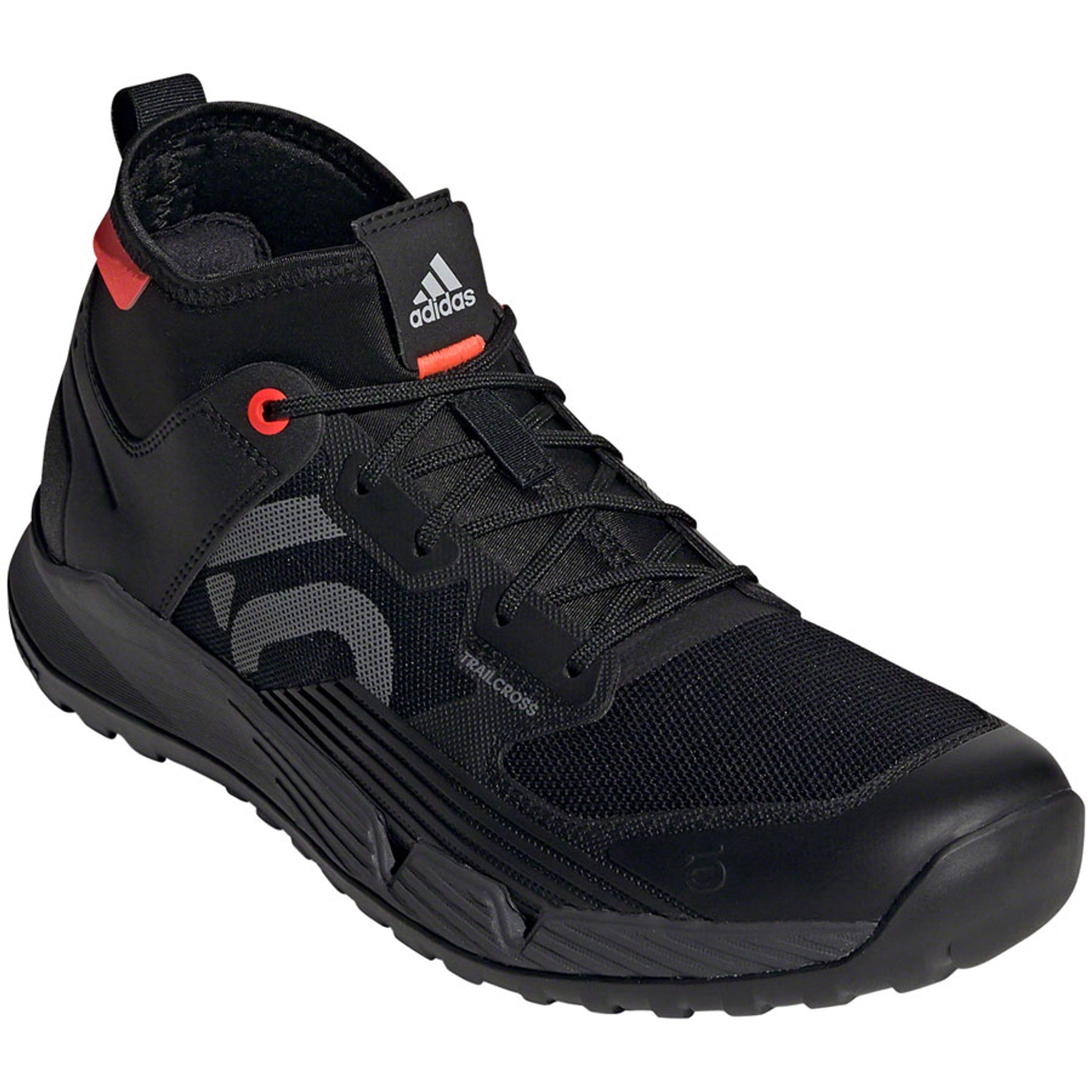 Trailcross XT Flat Shoes - Men's, Core Black / Grey Four / Solar Red