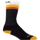 Latitude Sock - 8", Black, White/Stripes, Small/ Medium