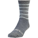 Stripey Socks - Charcoal, Gravel Gray, Lead Heather, Medium