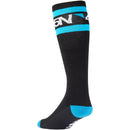 45N Midweight SuperSport Knee Sock - 11", Black/Blue, Large