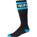 45N Midweight SuperSport Knee Sock - 11", Black/Blue, Large