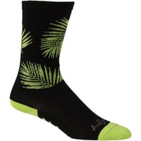 All-City Key West Carl Socks - 8 inch, Black/Green, Large/X-Large