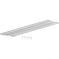 CR1400 DiCut 25 DB Spoke Kit: Front & Rear, Black