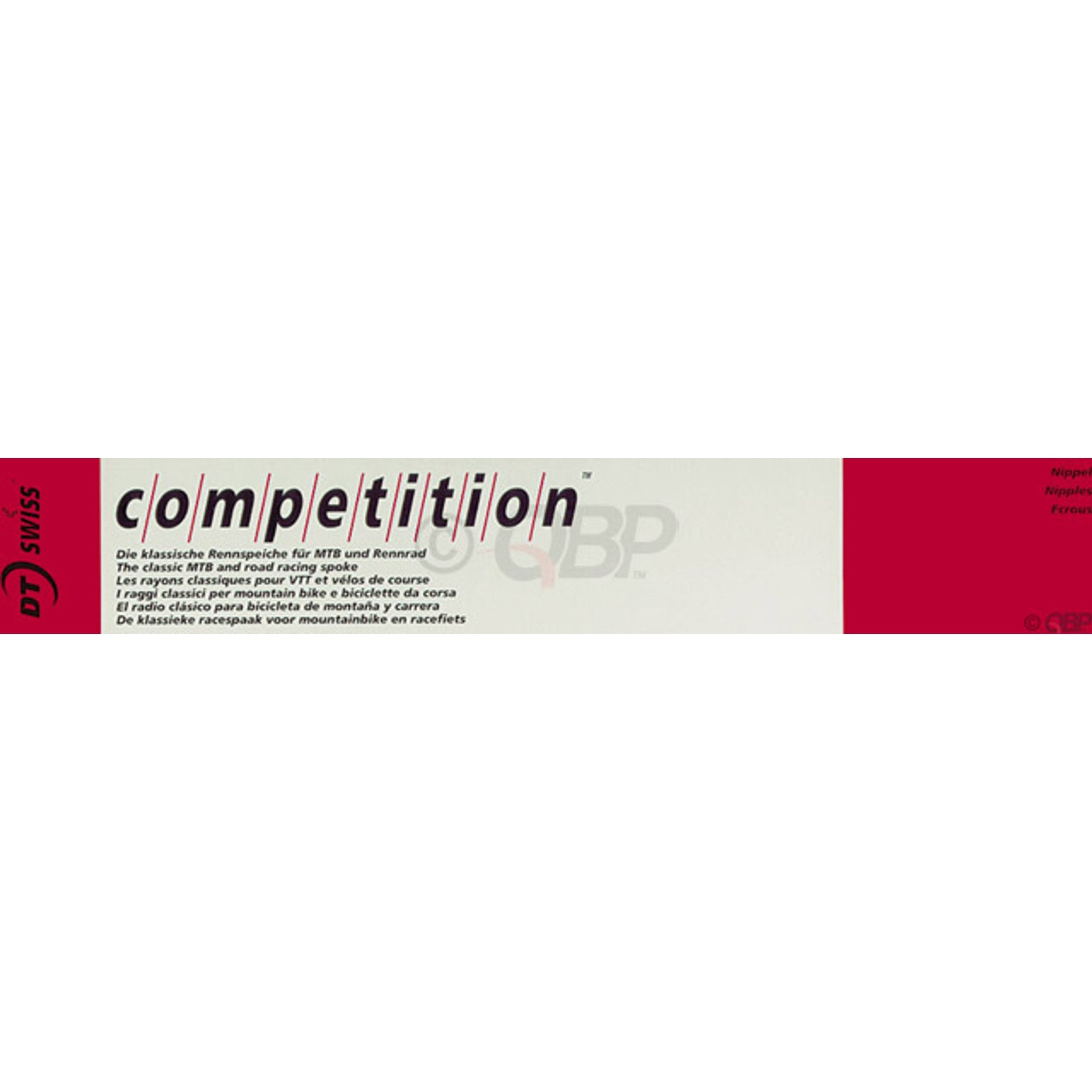 Competition Silver Spokes Box of 100