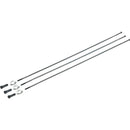 Zipp Straight Pull Spokes and Nipples, CX-Sprint 284mm Black, 3-pack