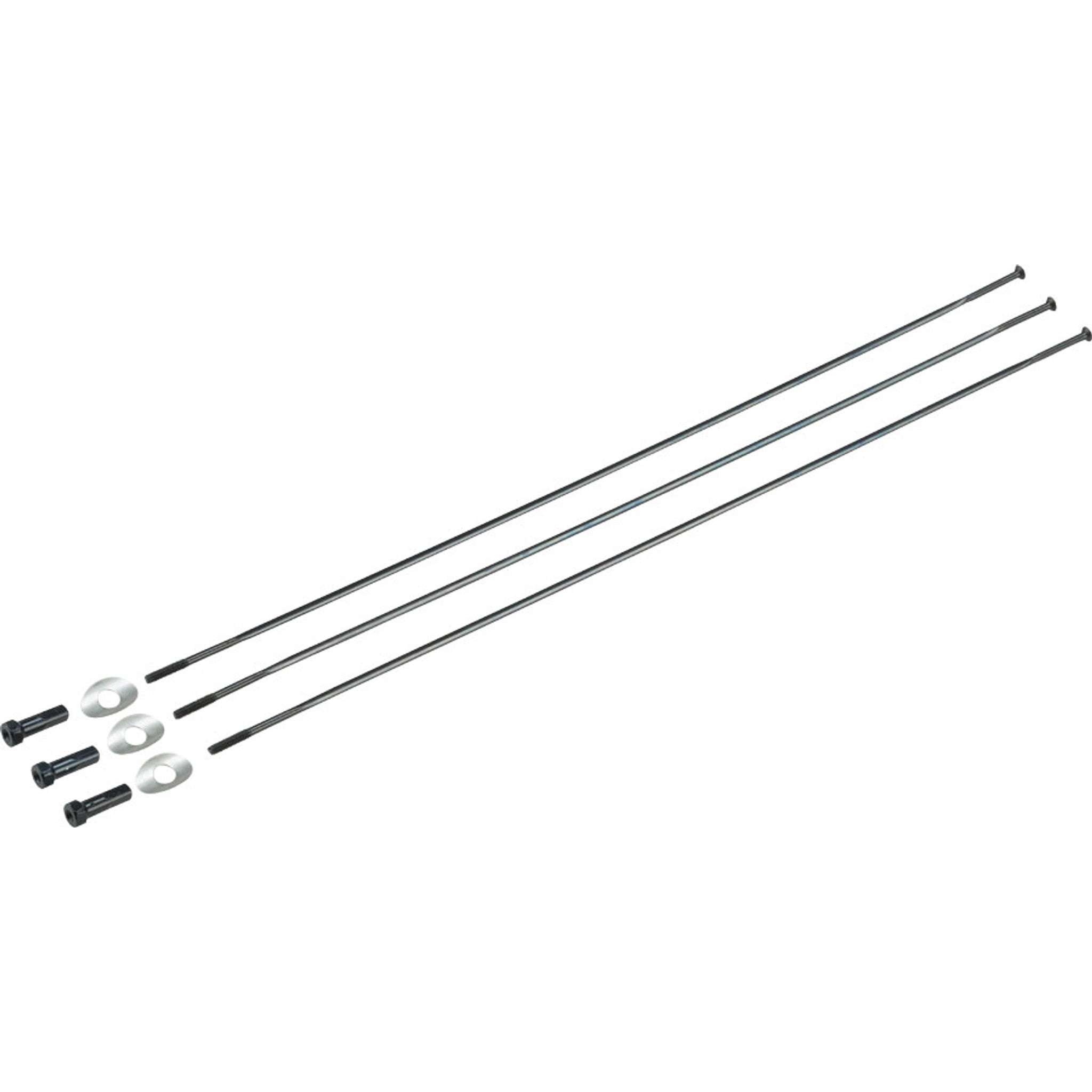 Zipp Straight Pull Spokes and Nipples, CX-Sprint 284mm Black, 3-pack