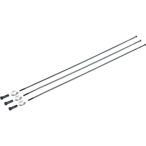 Zipp Straight Pull Spokes and Nipples, CX-Sprint 284mm Black, 3-pack