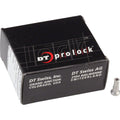 Pro Lock Aluminum Nipples: 2.0 x 12mm, Silver, Box of 100