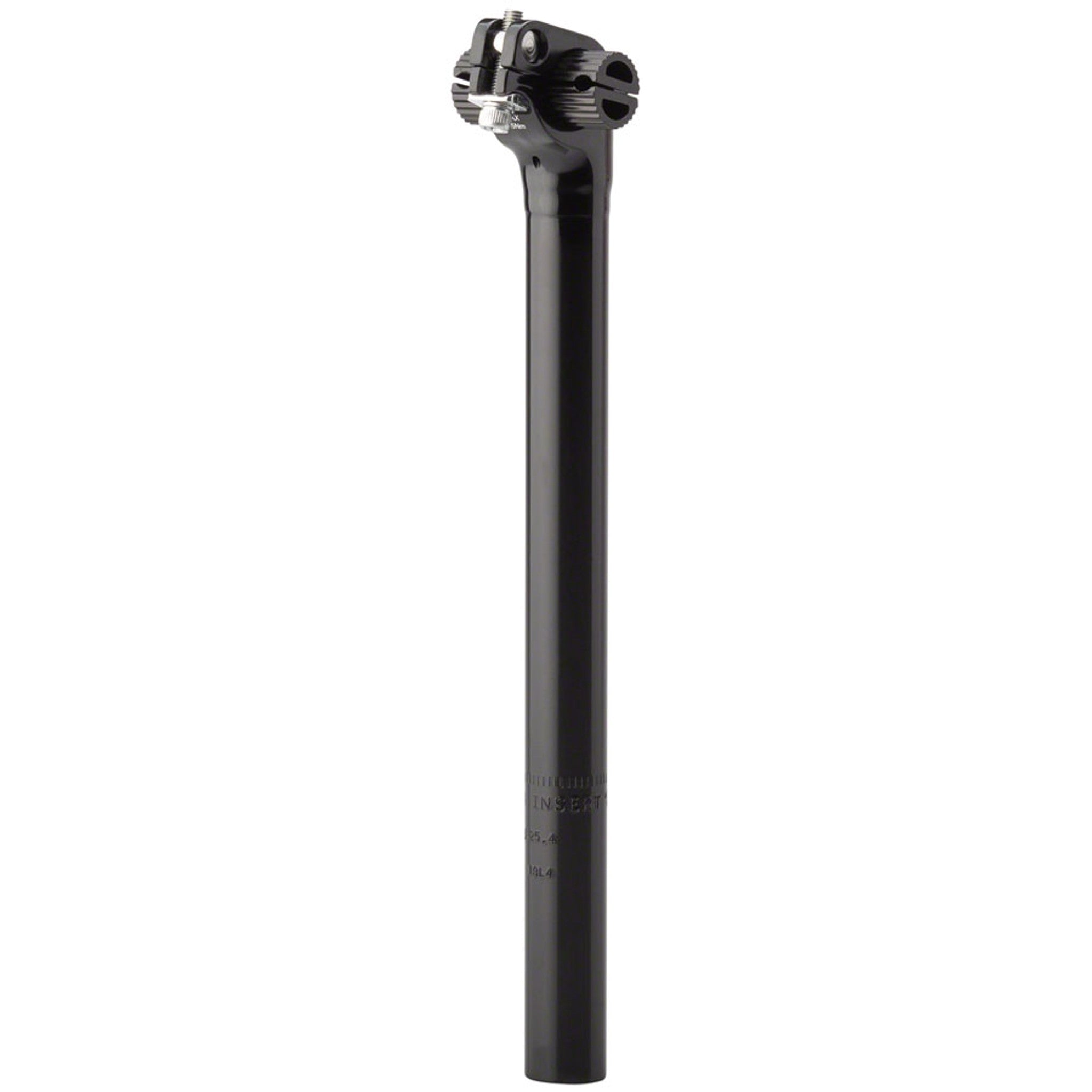 Intac Railed Seatpost - 25.4mm, 300mm, Black