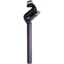 Cirrus Kinekt CR Suspension Seatpost - Carbon, 27.2, 380mm, LR- 80-180lb Rider, Black