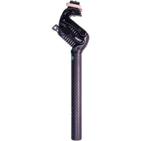 Cirrus Kinekt CR Suspension Seatpost - Carbon, 27.2, 380mm, LR- 80-180lb Rider, Black