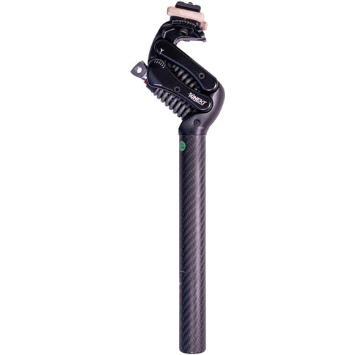Cirrus Kinekt CR Suspension Seatpost - Carbon, 27.2, 380mm, LR- 80-180lb Rider, Black