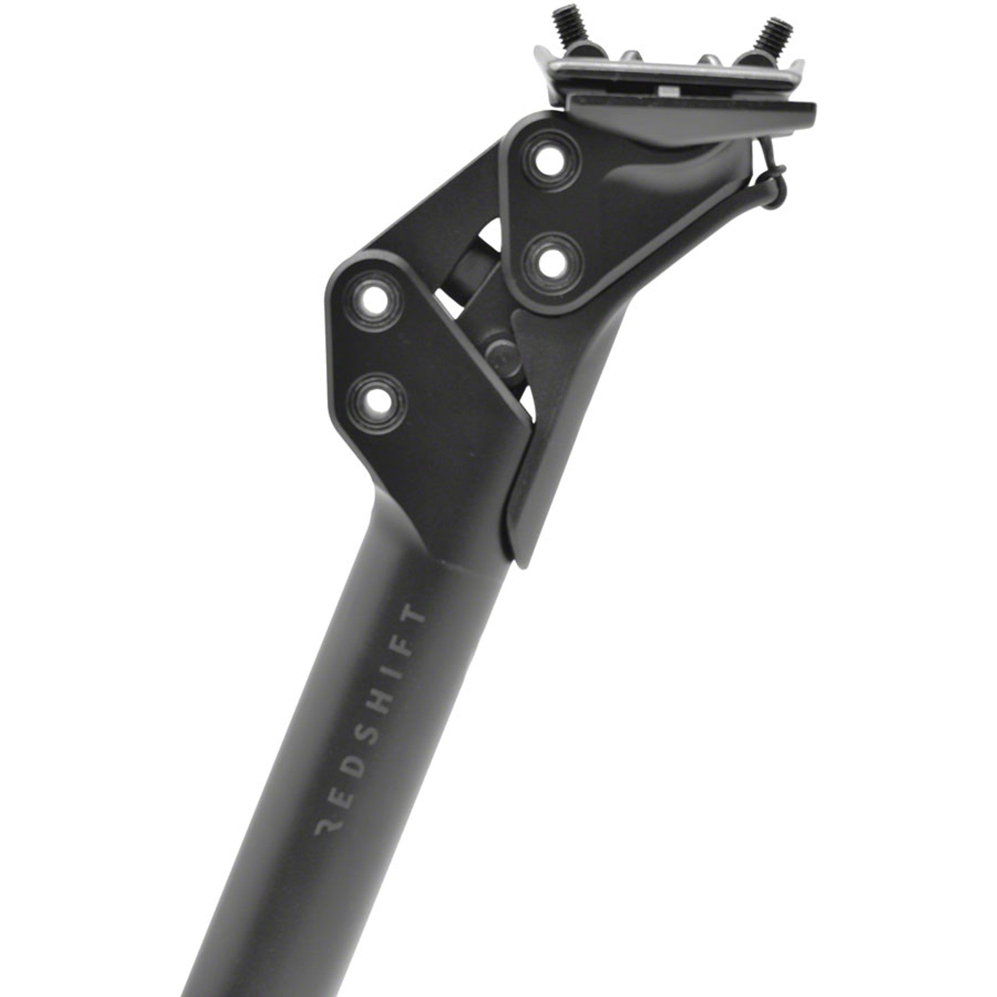 ShockStop Pro Race Suspension Seatpost - 27.2 x 350mm, 20mm Travel, Aluminum, Black