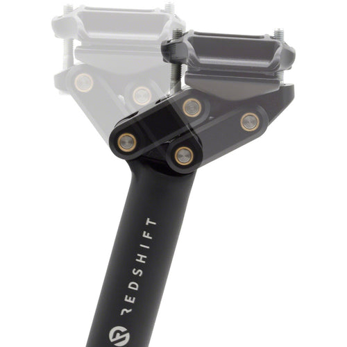 Redshift Sports Dual-Position Seatpost - Aluminum, 27.2 x 350mm, Black