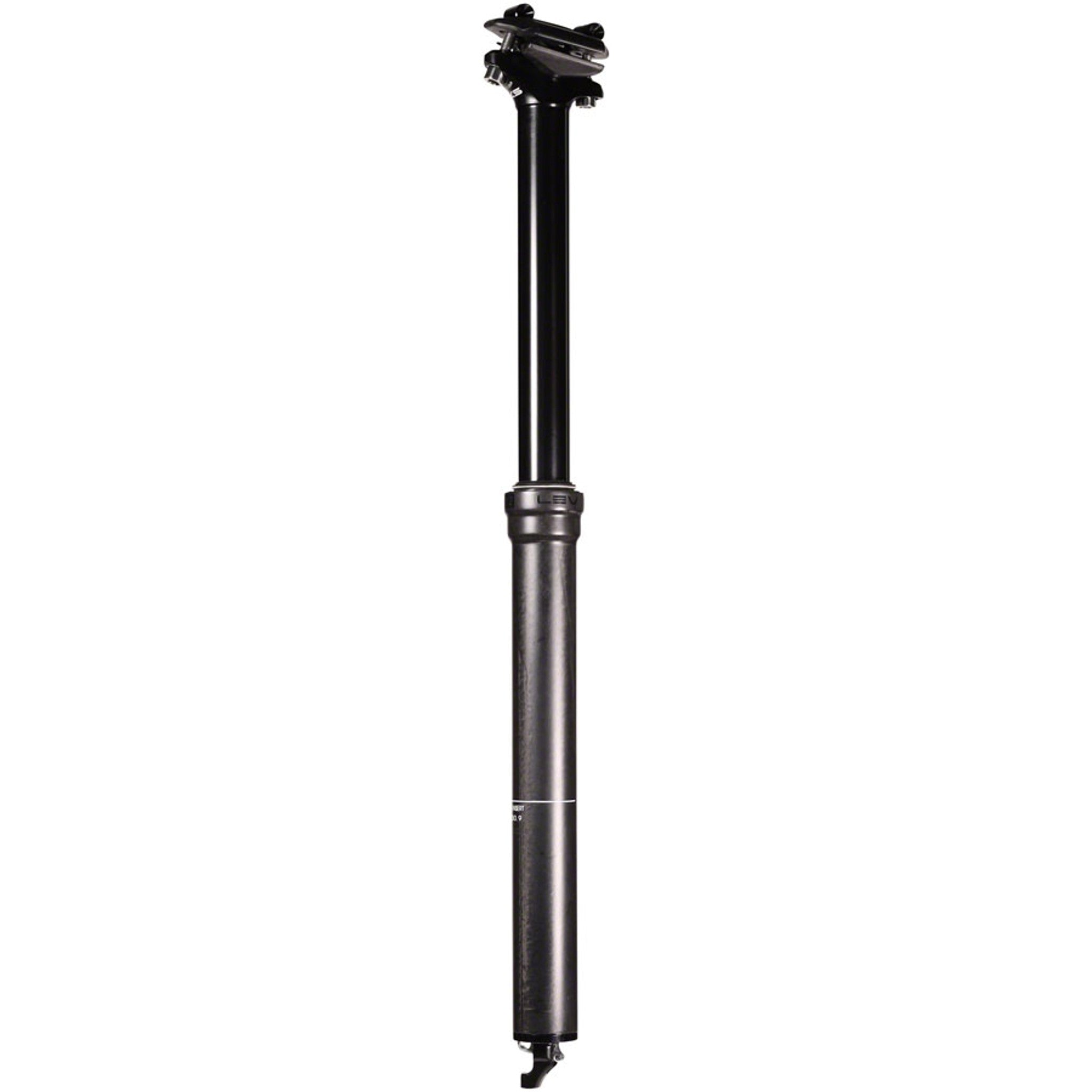 LEV C12 Carbon Dropper Seatpost - 31.6mm, 100mm, Black