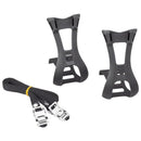 Toe Clips & Straps Set