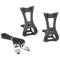 Toe Clips & Straps Set