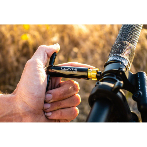 Lezyne Pocket Torque Drive Torque Wrench - 2-6 Nm, 2.5, 3, 4, 5MM, T20, AND T25 BITS, With Storage Case, Black