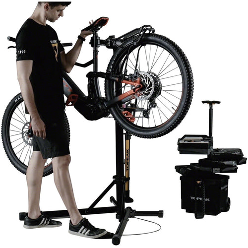 PrepStand eUP PRO Workstand - Lift Assist, Black