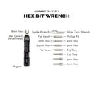 EnCase System Hex Bit Wrench Multi Tool