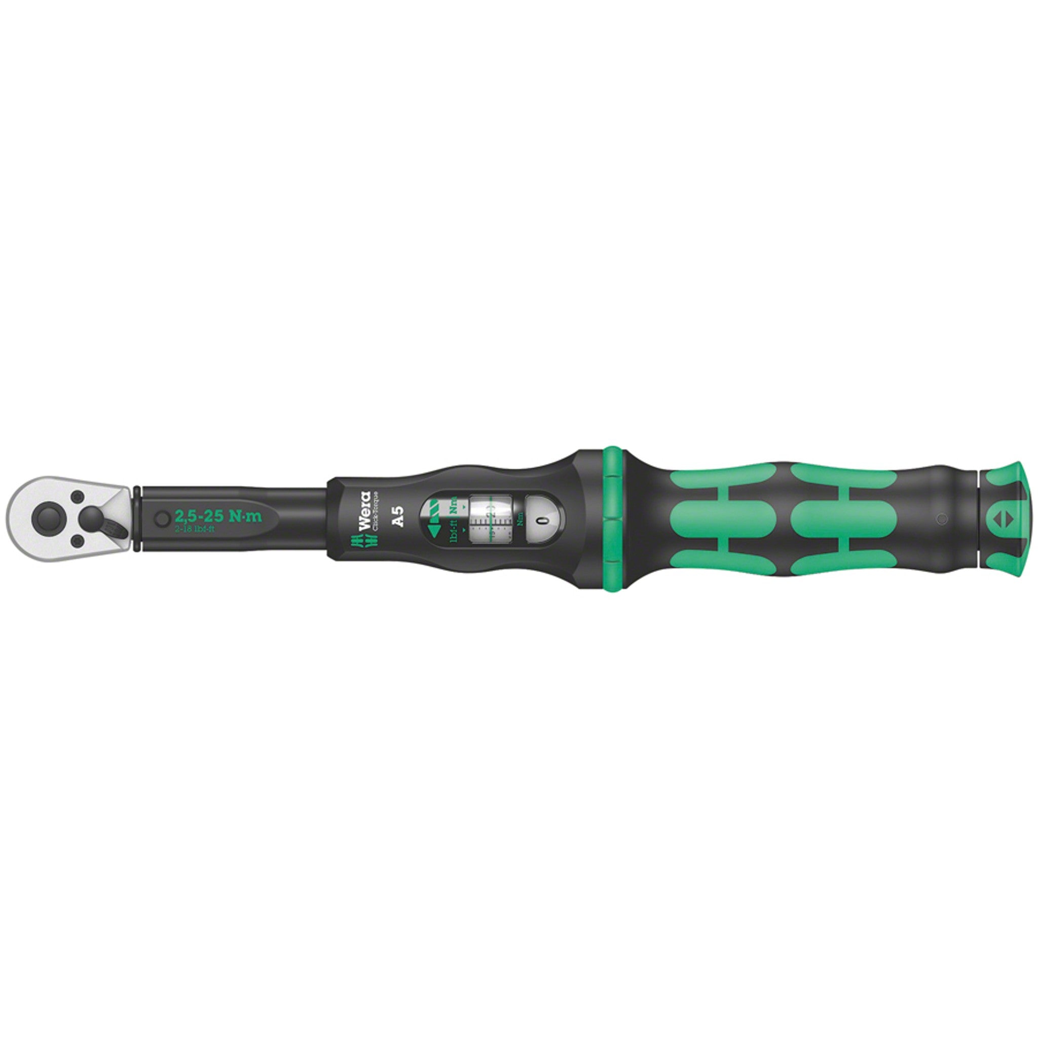 Click-Torque A 5 Torque Wrench - with Reversible Ratchet, 1/4"