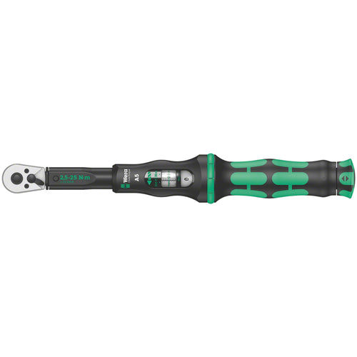 Click-Torque A 5 Torque Wrench - with Reversible Ratchet, 1/4"