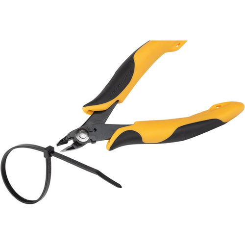 Sport Zip-Tie Flush Cutter with Holding Function, Yellow/Black