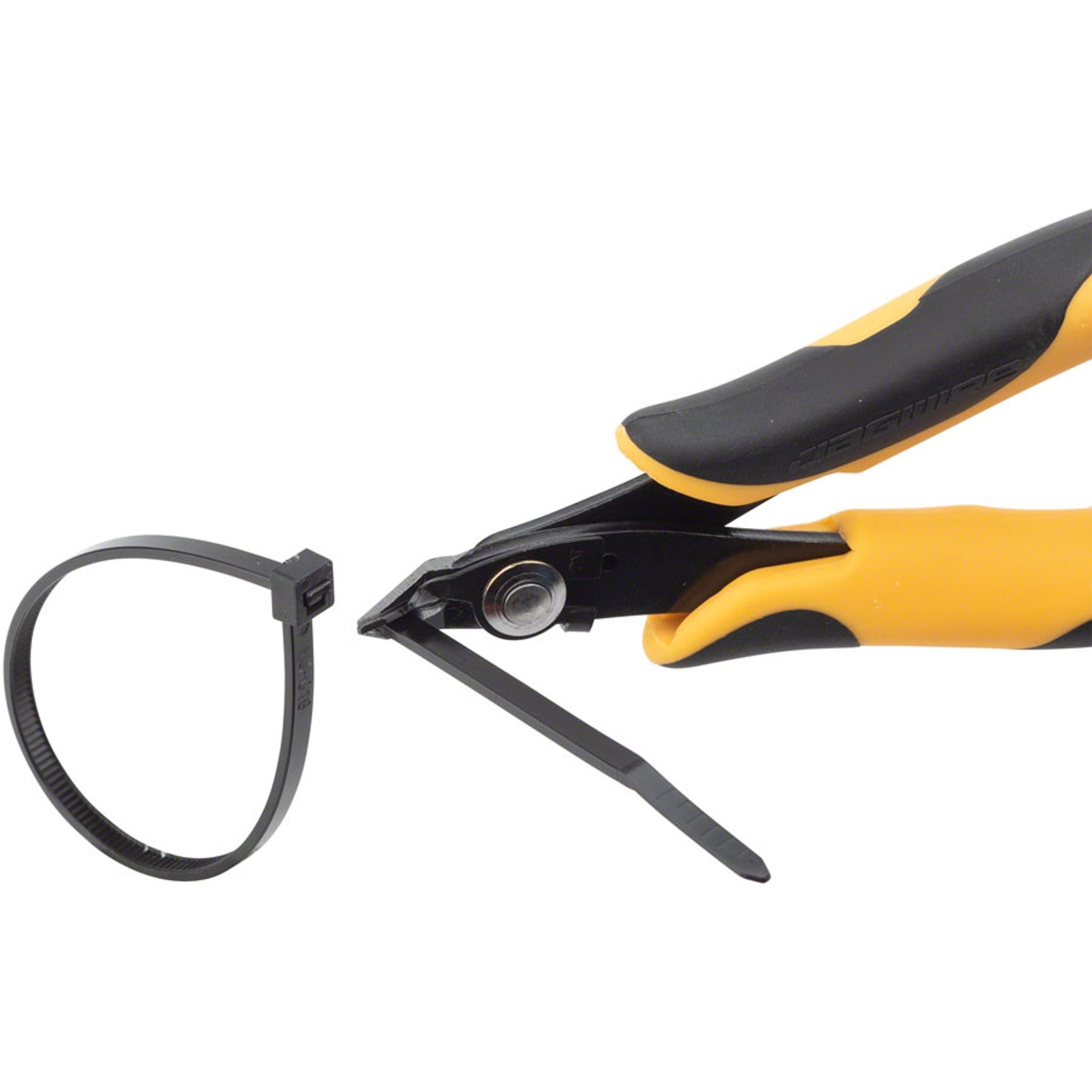 Sport Zip-Tie Flush Cutter with Holding Function, Yellow/Black