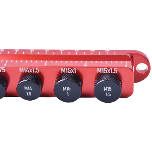 Ruler Axle Cone Thread Gauge
