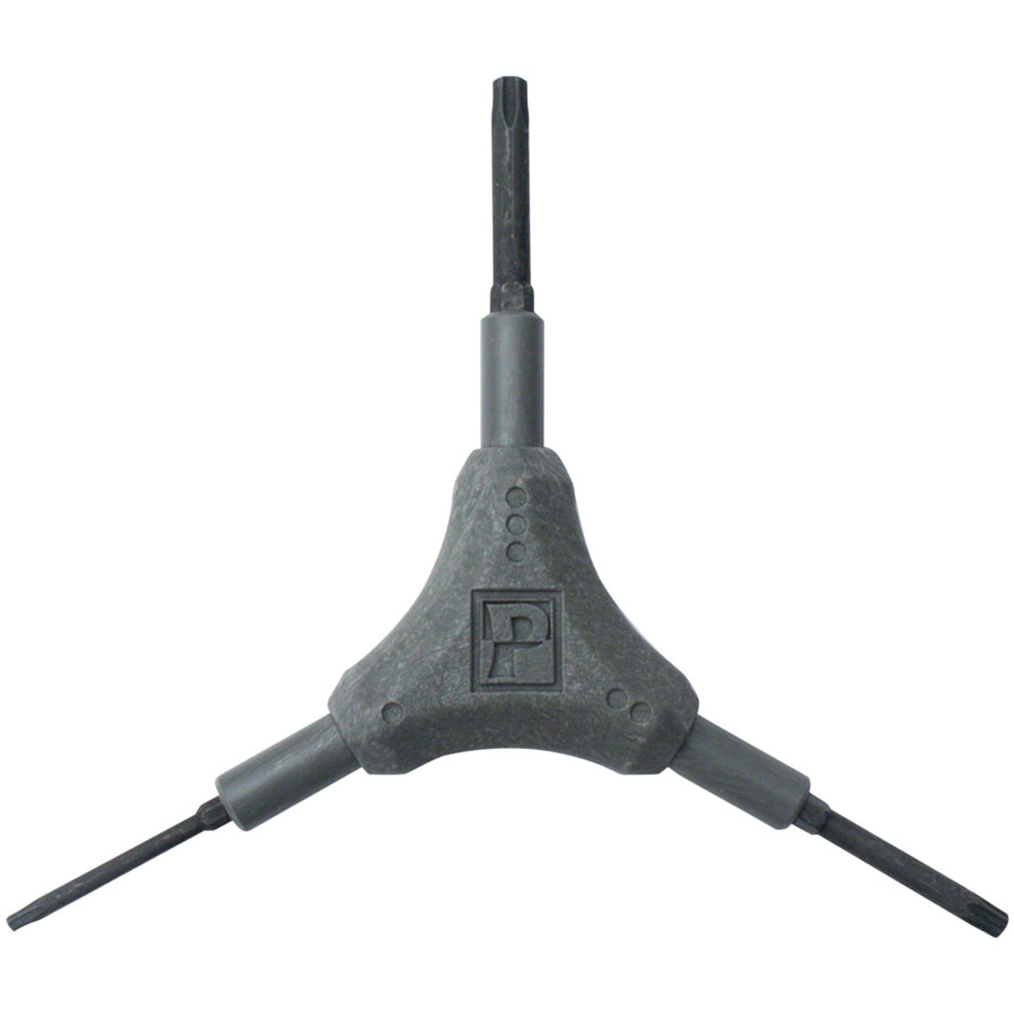 Pedro's Torx Wrench Y-Style Including T10, T25, T30 Torx Sizes, Gray