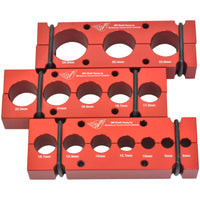 BBI Shaftclamp, Set of 3, Red