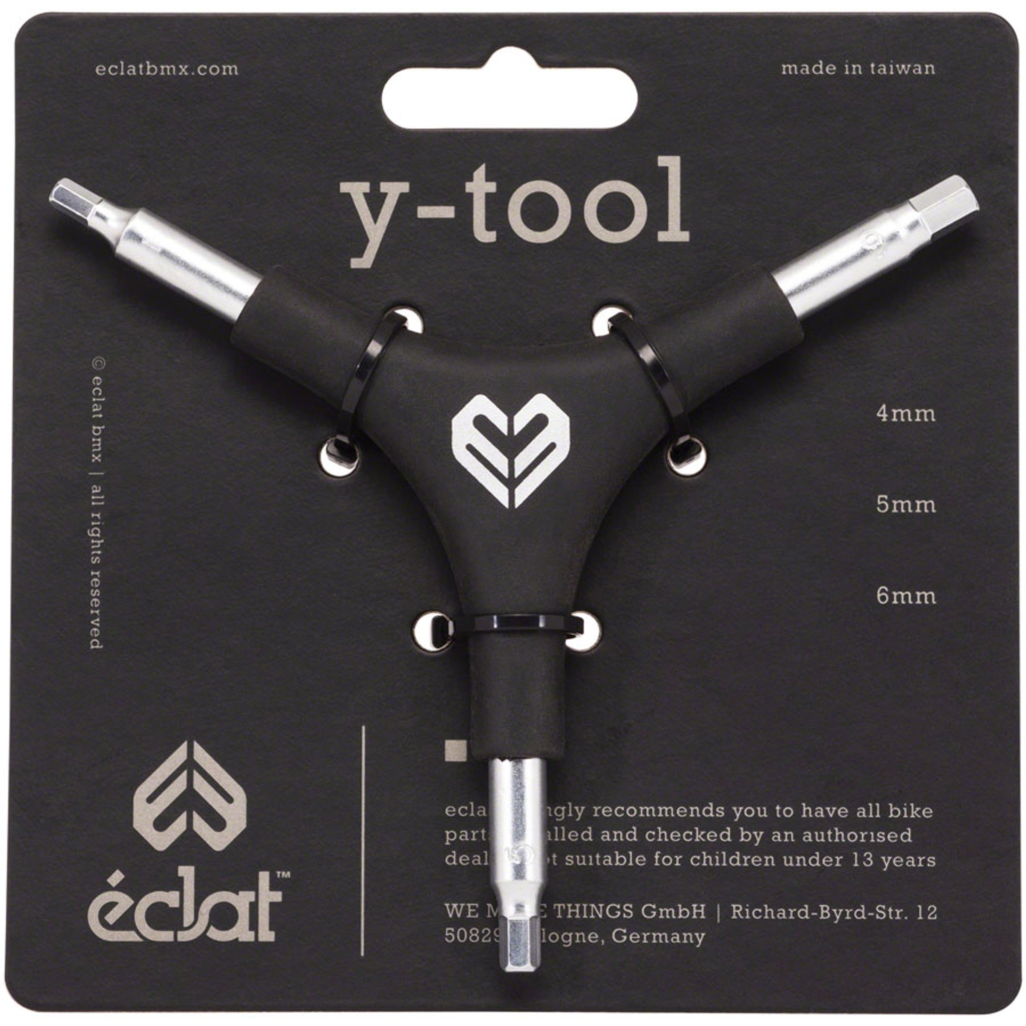 Y-Type Hex Wrench Set - 4/5/6mm, Black