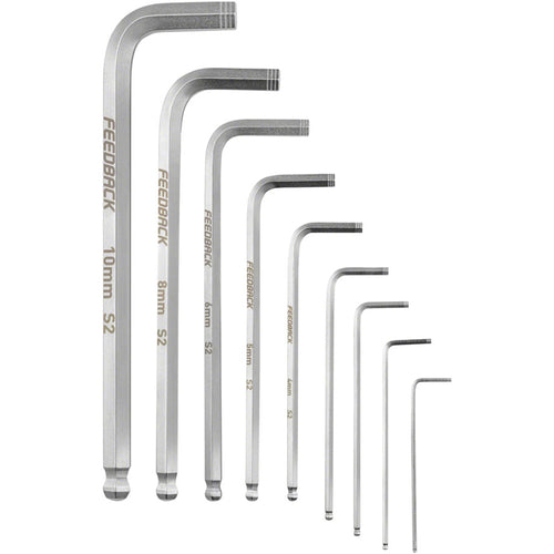Feedback Sports Hex Wrench Set - 1.5-10mm, 9 Piece