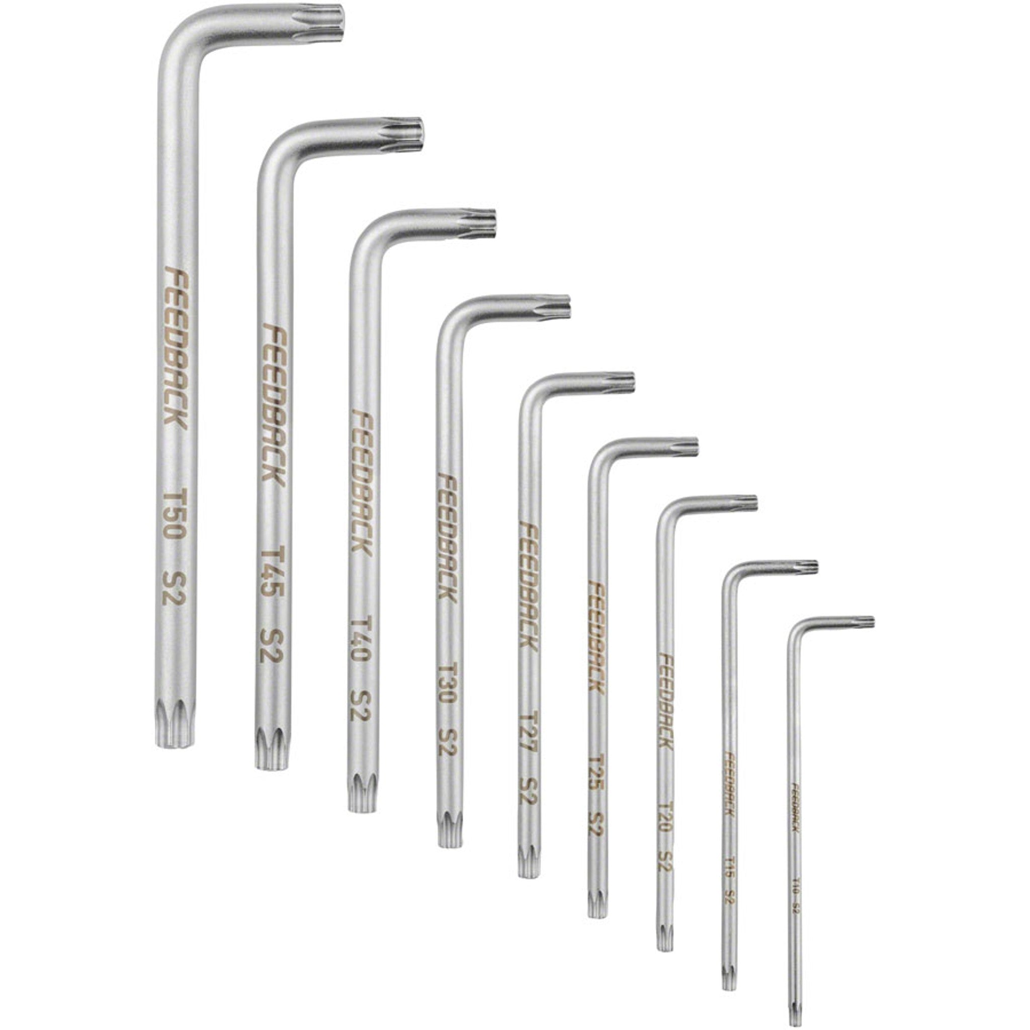Feedback Sports Torx Wrench Set - 1.5-10mm, 9 Piece