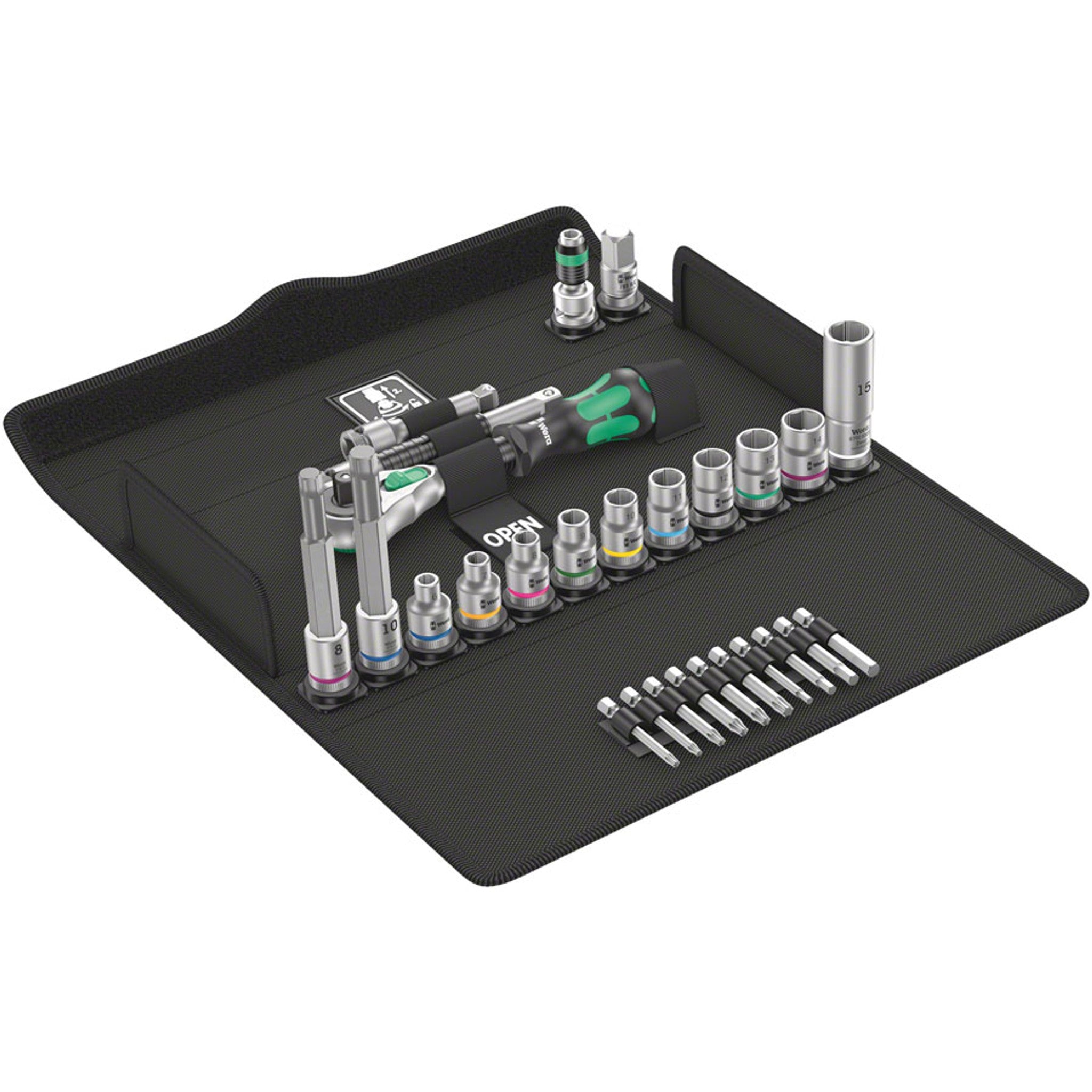 Bicycle Set 7 - Zyklop Speed Ratchet, Bits, and Socket Set